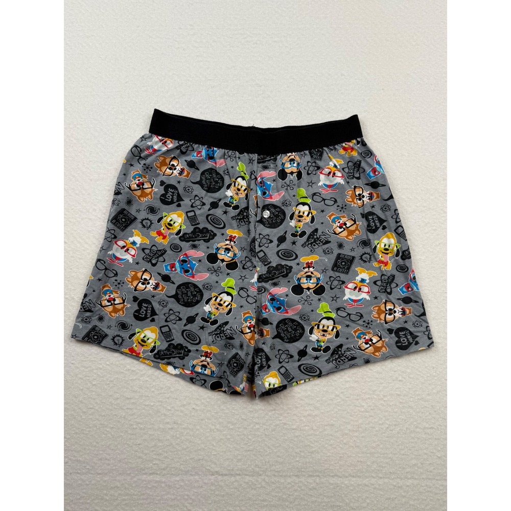 Disney Parks Authentic Original Mickey Friends Nerds Boxer Shorts Mens Small